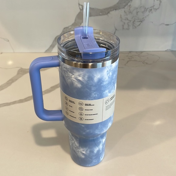 Stanley - OCEAN TIE DYE (blue) - 40 oz. Flowstate H2.0 Quencher - NWT! - Picture 2 of 6